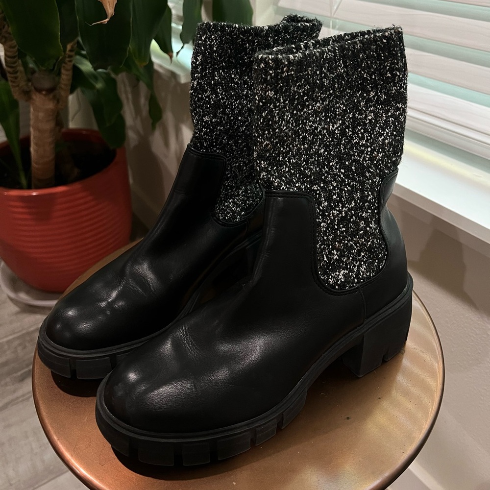 Target Black and Gray Ankle Boots
